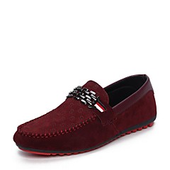 Heren Schoenen PU Lente / Herfst Comfortabel / Lichtzolen Loafers & Slip-Ons Wandelen Zwart / Rood / Blauw Heren Schoenen PU Lente / Herfst Comfortabel / Lichtzolen Loafers & Slip-Ons Wandelen Zwart / Rood / Blauw