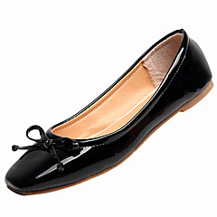 Damskie Obuwie Skóra patentowa Wiosna Lato Comfort Lekkie podeszwy Buty płaskie Płaski obcas Okrągły Toe Kokarda na Casual Na wolnym Damskie Obuwie Skóra patentowa Wiosna Lato Comfort Lekkie podeszwy Buty płaskie Płaski obcas Okrągły Toe Kokarda na Casual Na wolnym