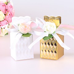 Boca Art Paper Naklonost Holder s Cvijet Comb Srcoliki izrez Vezivanje Milost Kutije Boca Art Paper Naklonost Holder s Cvijet Comb Srcoliki izrez Vezivanje Milost Kutije