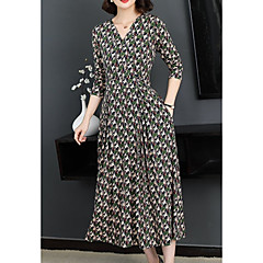 Women's Basic A Line Dress V Neck Women's Basic A Line Dress V Neck