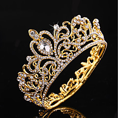 Legering Tiaras / Hovedstykke med Krystal / Rhinsten 1 Stykke Bryllup Medaljon Legering Tiaras / Hovedstykke med Krystal / Rhinsten 1 Stykke Bryllup Medaljon
