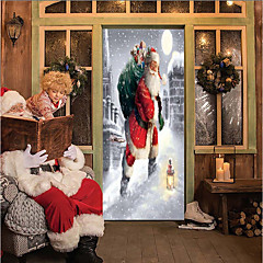 Door Stickers - 3D Wall Stickers Christmas Decorations / Holiday Indoor / Outdoor Door Stickers - 3D Wall Stickers Christmas Decorations / Holiday Indoor / Outdoor