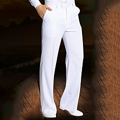 Baile Latino Pantalones y Faldas Hombre Rendimiento Licra Fruncido Cintura Media Pantalones Baile Latino Pantalones y Faldas Hombre Rendimiento Licra Fruncido Cintura Media Pantalones