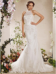 Mermaid Trumpet Wedding Dresses Search Lightinthebox Mermaid Trumpet Halter Neck Court Train Satin Tulle Made To Measure Wedding Dresses With Bowknot Beading Liques By Lan Ting Bride Sparkle