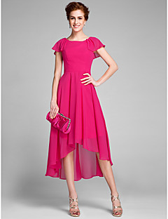 Asymmetrical Mother Of The Bride Dresses Search Lightinthebox Sheath Column Jewel Neck Asymmetrical Chiffon Mother Of The Bride Dress With Ruffles By Lan Ting