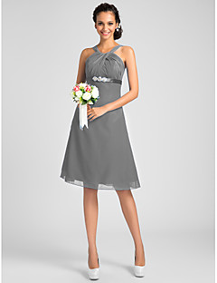 Y Neck Bridesmaid Dresses Search Lightinthebox A Line Princess Jewel Neck Straps Y Knee Length Chiffon Bridesmaid Dress With Beading Sash Ribbon Criss Cross By Lan Ting Bride Open