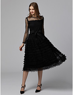 Tea Length Little Black Dress