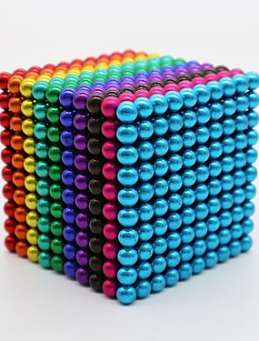 baratos Brinquedos &amp; Hobbies-1000 pcs 3mm 5mm Brinquedos Magnéticos Bolas Magnéticas Brinquedos Magnéticos Blocos de Construir Imãs Magnéticos Raros Super Fortes Ímã de Neodímio Magnética O stress e ansiedade alívio Brinquedos