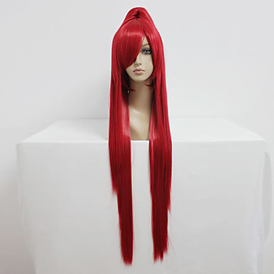 Cosplay Wigs Fairy Tail Erza Scarlet Anime Cosplay Wigs 100 CM Heat ...