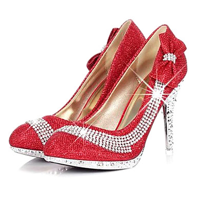 Paillette Women's Wedding Stiletto Heel Heels Pumps/Heels With ...