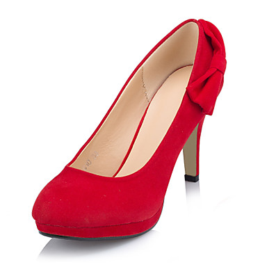 Women's Wedding Shoes Heels/Round Toe Heels Wedding/Party & Evening Red ...