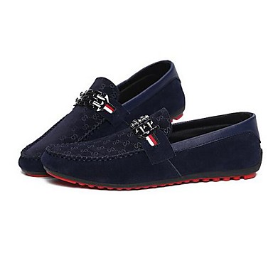 elastic band round toe flat heel men's sneakers