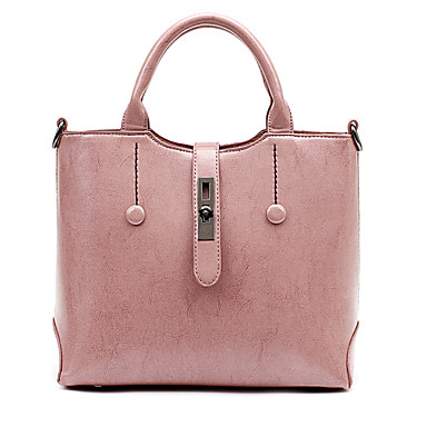 Women's Bags PU(Polyurethane) Tote / Satchel / Shoulder Bag Solid ...