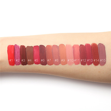  Liquido Brilho labial 1 pcs Molhado / Mineral Prova-de-Ãgua / Longa DuraÃ§Ã£o / Natural Maquiagem CosmÃ©tico Artigos para Banho & Tosa