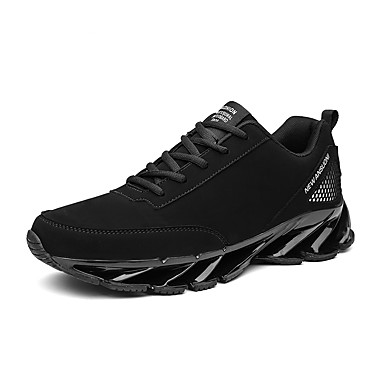 Men's Shoes Breathable Mesh / Tulle / PU Fall / Winter Comfort / Light Soles Athletic Shoes Running Shoes Black / Black / White / Black / Men's Shoes Breathable Mesh / Tulle / PU Fall / Winter Comfort / Light Soles Athletic Shoes Running Shoes Black / Black / White / Black /
