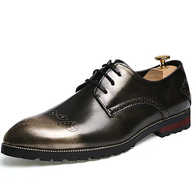 Men's Shoes Patent Leather Fall / Winter Formal Shoes Oxfords Black / Red / Light Brown / Party & Evening / Brogue / Dress Shoes Men's Shoes Patent Leather Fall / Winter Formal Shoes Oxfords Black / Red / Light Brown / Party & Evening / Brogue / Dress Shoes