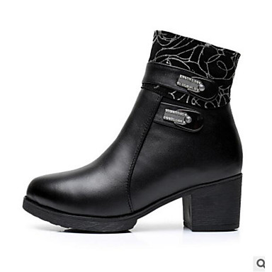 Women's Shoes PU Fall Comfort Boots For Casual Black Women's Shoes PU Fall Comfort Boots For Casual Black