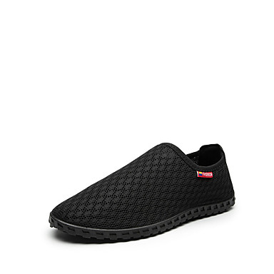 Men's Shoes Tulle Spring / Summer Comfort / Driving Shoes Loafers & Slip-Ons Black / Gray / Blue Men's Shoes Tulle Spring / Summer Comfort / Driving Shoes Loafers & Slip-Ons Black / Gray / Blue