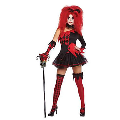 D guisement Halloween Femme  Burlesques Cirque Costume  de 