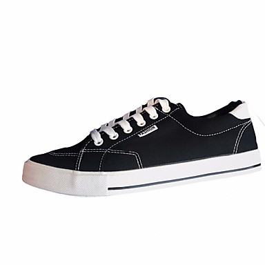 Men's Shoes Canvas Spring / Fall Comfort Sneakers Black Men's Shoes Canvas Spring / Fall Comfort Sneakers Black