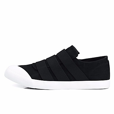 Men's Shoes Canvas Spring / Fall Comfort Loafers & Slip-Ons Black / Gray / Army Green Men's Shoes Canvas Spring / Fall Comfort Loafers & Slip-Ons Black / Gray / Army Green