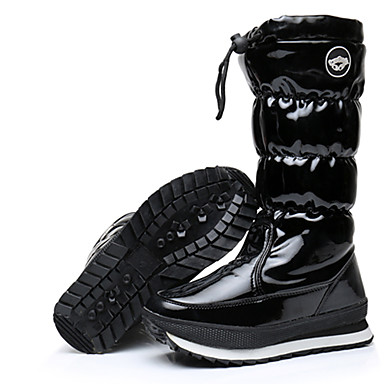 Automne Bottes S6UxnwFHq Chaussures 06633013 Plat La Noir Verni De OzRStRq