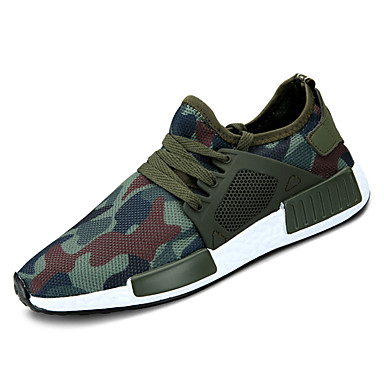 Men's Shoes Rubber Summer Comfort Sneakers Army Green / Blue Men's Shoes Rubber Summer Comfort Sneakers Army Green / Blue