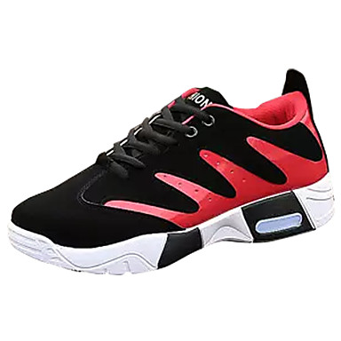 Men's Shoes Suede Summer Comfort Athletic Shoes Walking Shoes Black / Red / Blue Men's Shoes Suede Summer Comfort Athletic Shoes Walking Shoes Black / Red / Blue