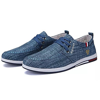 Men's Shoes Cotton Spring Comfort Sneakers Dark Blue / Gray / Light Blue Men's Shoes Cotton Spring Comfort Sneakers Dark Blue / Gray / Light Blue