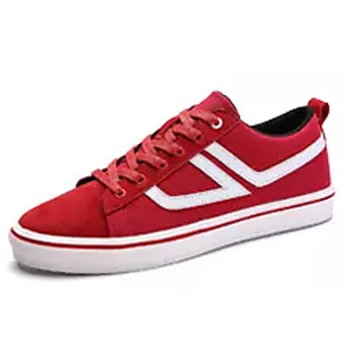 Men's Shoes PU(Polyurethane) Spring Comfort Sneakers Black / Gray / Red Men's Shoes PU(Polyurethane) Spring Comfort Sneakers Black / Gray / Red