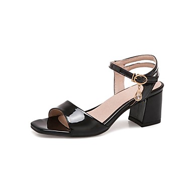 Women's Shoes Suede Spring & Summer Comfort Heels Chunky Heel Black / Pink Women's Shoes Suede Spring & Summer Comfort Heels Chunky Heel Black / Pink