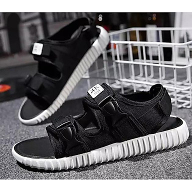 Men's Shoes Mesh Summer Comfort Sandals Black / Red / Black / Red Men's Shoes Mesh Summer Comfort Sandals Black / Red / Black / Red