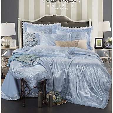 Duvet Covers Online For 2019 Duvet Cover Sets Luxury Polyster Jacquard 4 Piecebedding 300 4pcs 1 Flat Sheet 2 Shams