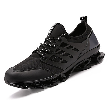 Men's Shoes Mesh Fall Comfort Athletic Shoes Running Shoes Black / Gray Men's Shoes Mesh Fall Comfort Athletic Shoes Running Shoes Black / Gray