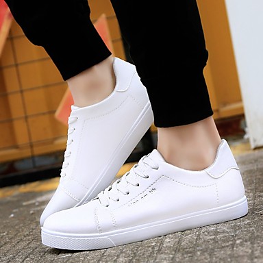 Men's Comfort Shoes PU(Polyurethane) Spring & Fall Sneakers White ...