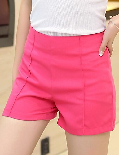 Women's Classic & Timeless Baggy Shorts / Jeans Pants - Solid Colored ...