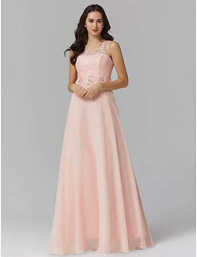 Sheath Column Illusion Skirt Prom Dress