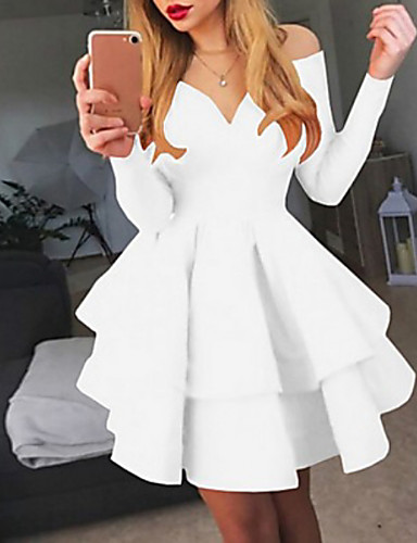 white birthday dress
