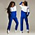 cheap Running &amp; Jogging Clothing-Women&#039;s 2 Piece Full Zip Street Casual Tracksuit Hoodie Sweatshirt 2pcs Long Sleeve Thermal Warm Breathable Soft Fitness Running Jogging Sportswear Color Block Sweatpants Normal Pearl Pink Blue Green