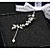 cheap Women&#039;s Jewelry-Women&#039;s Ear Cuff Ear Climbers Cubic Zirconia Silver Plated Fashion Earrings Jewelry Silver For 1pc Party Wedding
