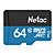 baratos Cartões Micro SD/TF-Netac 64GB cartão de memória UHS-I U1 / class10 P500