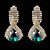 cheap Women&#039;s Jewelry-Women&#039;s Drop Earrings AAA Cubic Zirconia Drop Pear Cut Imitation Diamond Luxury Vintage Earrings Jewelry White / Dark Green / Red For 1 Pair Party Wedding Engagement