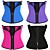 cheap Exercise, Fitness &amp; Yoga-Body Shaper Sweat Waist Trimmer Sweat Waist Trainer Corset Sports Spandex Lycra Yoga Gym Workout Pilates Durable Weight Loss Tummy Fat Burner Hot Sweat For Women