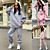 cheap Running &amp; Jogging Clothing-Women&#039;s 2 Piece Street Athleisure Tracksuit Sweatsuit 2pcs Long Sleeve Winter Warm Breathable Soft Fitness Running Jogging Sportswear Solid Colored Hoodie Purple Army Green Black Pink Fuchsia Gray