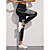 cheap Running &amp; Jogging Clothing-Women&#039;s Yoga Pants High Waist Tights Leggings Bottoms Stripes Tummy Control Butt Lift Black Fitness Gym Workout Training Nylon Winter Sports Activewear High Elasticity