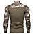 cheap Hunting Clothing-Men&#039;s Camo / Camouflage Camo Shirt Combat Shirt Long Sleeve Outdoor Quick Dry Breathable Soft Sweat-Wicking Fall Spring Polyester Hunting Training Combat Army Green Grey Black