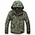 cheap Hunting Jackets-Men&#039;s Hooded Hoodie Jacket Camouflage Hunting Jacket Military Tactical Jacket Outdoor Fall Winter Spring Thermal Warm Waterproof Windproof Breathable Jacket Fleece Nylon Hunting Fishing Camping Navy