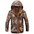 cheap Hunting Clothing-Men&#039;s Hooded Camouflage Hunting Jacket Military Tactical Jacket Outdoor Spring Summer Thermal Warm Waterproof Windproof Breathable Jacket Fleece Polyester Camping / Hiking Hunting Fishing Camouflage