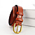 economico Cintura-vendita diretta in fabbrica cintura da donna in pelle stile coreano semplice fibbia ad ardiglione cintura in pelle di vacchetta da donna pantaloni casual all-match