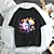 cheap Everyday Cosplay Anime Hoodies &amp; T-Shirts-Inspired by Gothic Cosplay Polyester / Cotton Blend Cosplay Costume T-shirt Harajuku Graphic Kawaii Print T-shirt For Men&#039;s / Women&#039;s